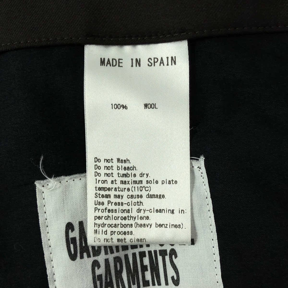 GABRIELA COLL GARMENTS / ガブリエラコールガーメンツ Loro Piana wool / ウール イージー パンツ