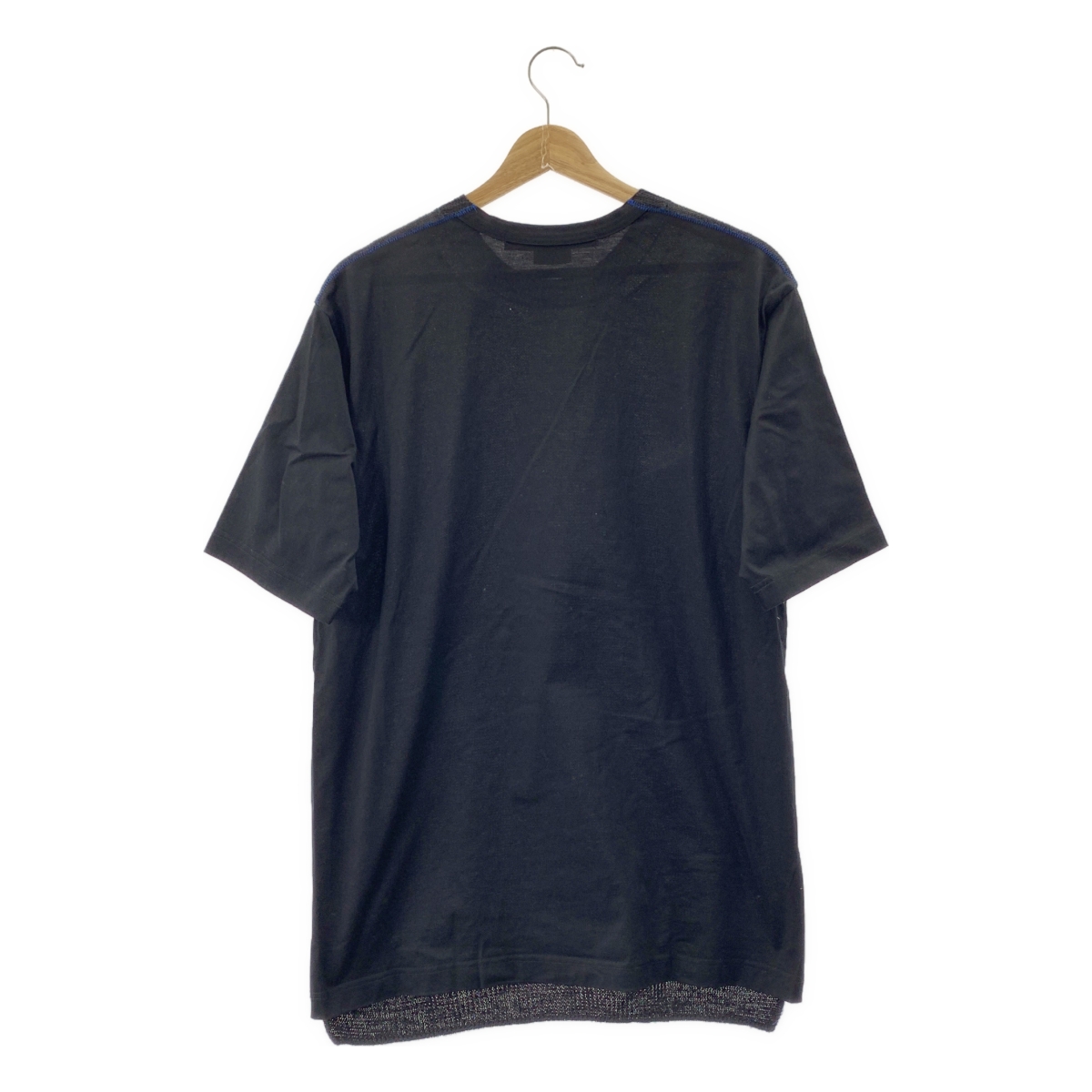 JUNYAWATANABE COMMEdesGARCONS MAN / ジュンヤワタナベマン 異素材 切替 オーバーシルエット サマーニット カットソー Tシャツ