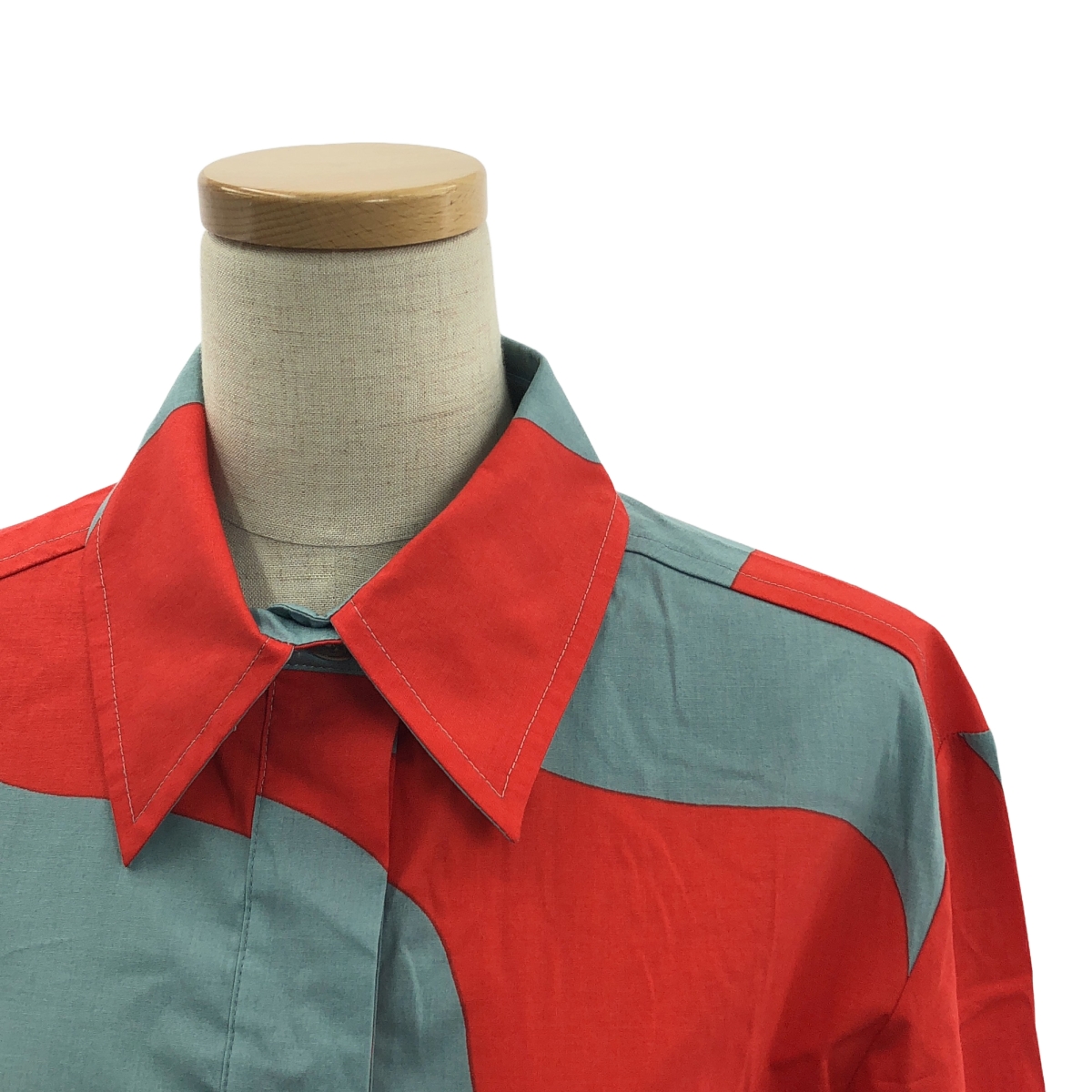 marimekko / マリメッコ ストレッチコットン ベルテッド シャツ ワンピース