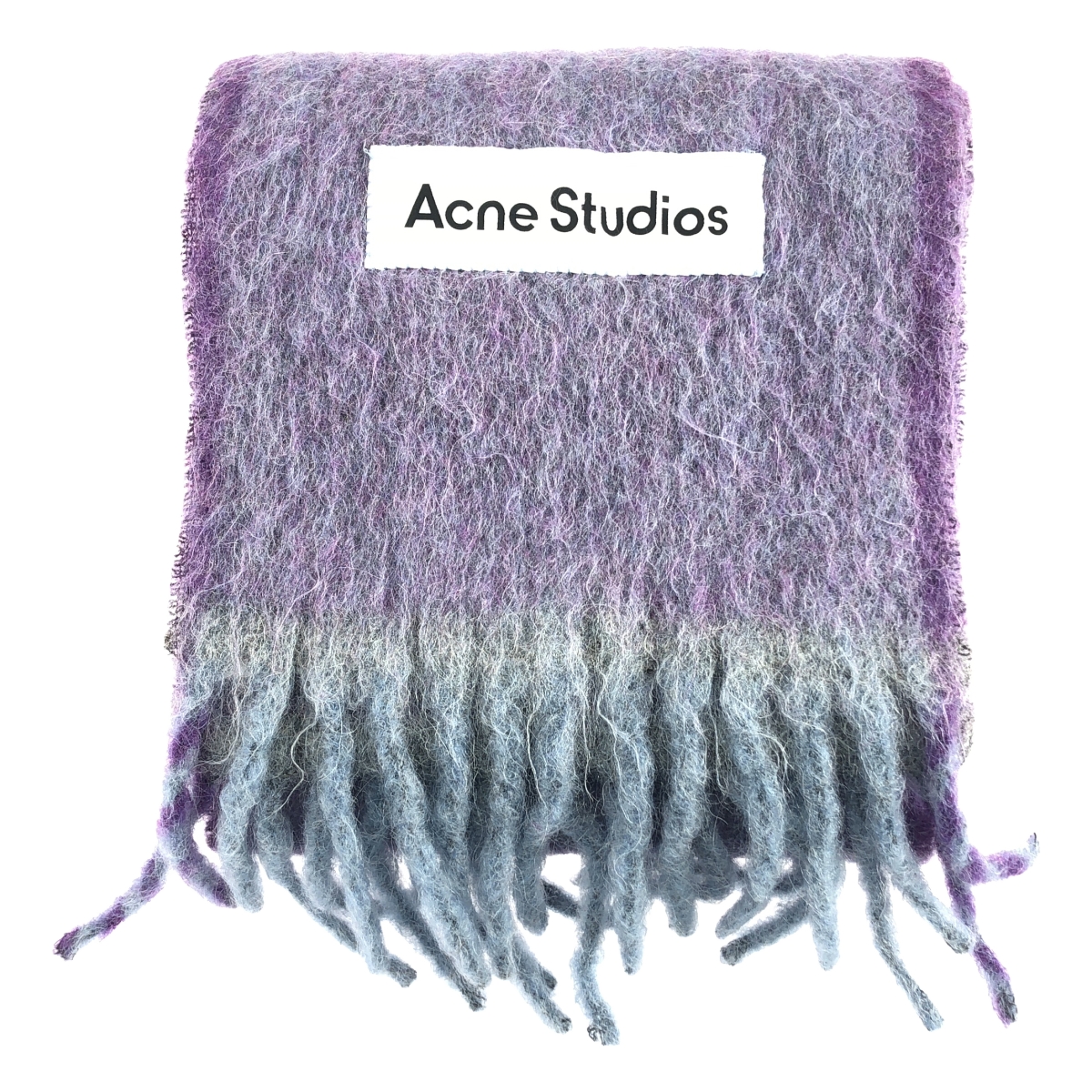 Acne Studios / アクネストゥディオズ アルパカ モヘア ウール フリンジ ストール マフラー