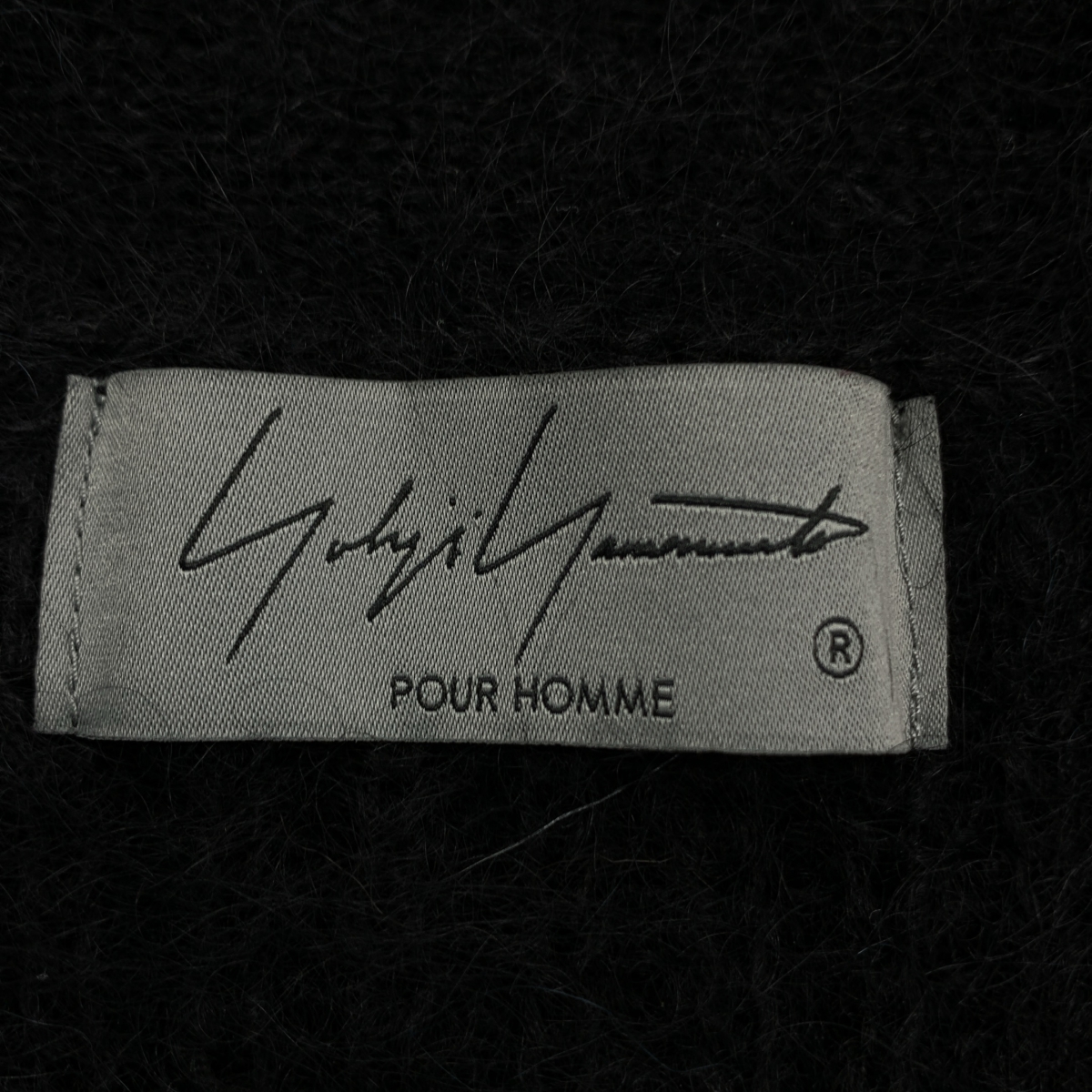 YOHJI YAMAMOTO POUR HOMME / ヨウジヤマモトプールオム モヘヤ アルパカ ウール ニット オーバー ロング カーディガン コーディガン