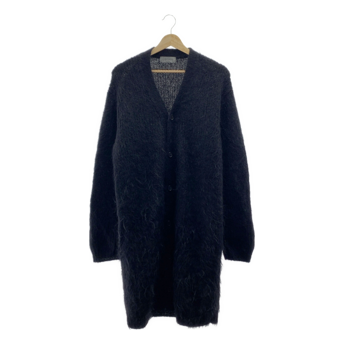 YOHJI YAMAMOTO POUR HOMME / ヨウジヤマモトプールオム モヘヤ アルパカ ウール ニット オーバー ロング カーディガン コーディガン
