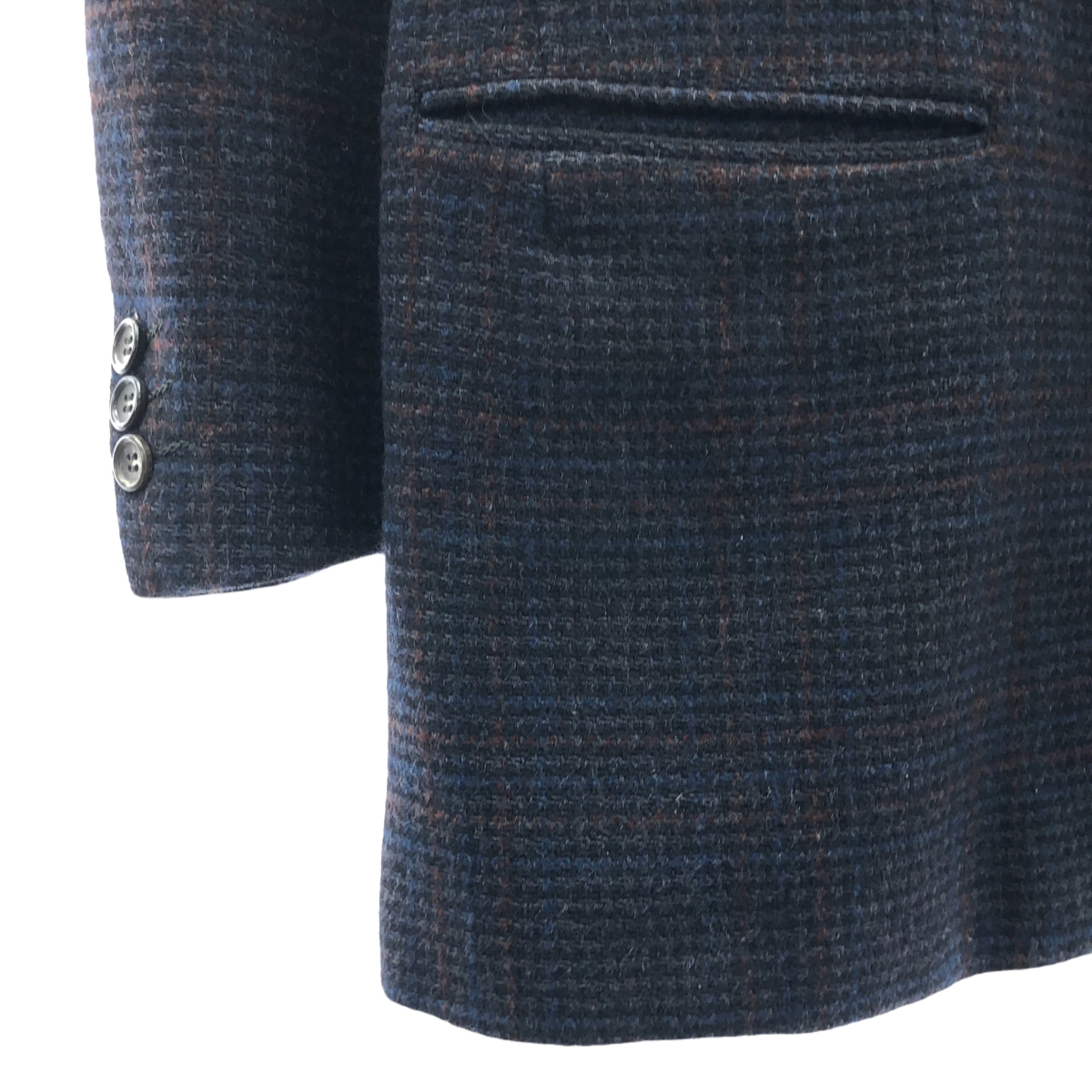 COMME des GARCONS HOMME DEUX / コムデギャルソンオムドゥ グレンチェック ウール ツイード テーラードジャケット