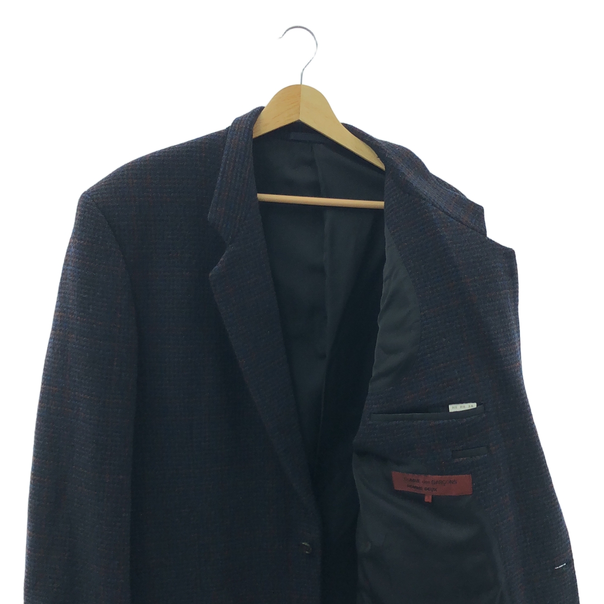 COMME des GARCONS HOMME DEUX / コムデギャルソンオムドゥ グレンチェック ウール ツイード テーラードジャケット