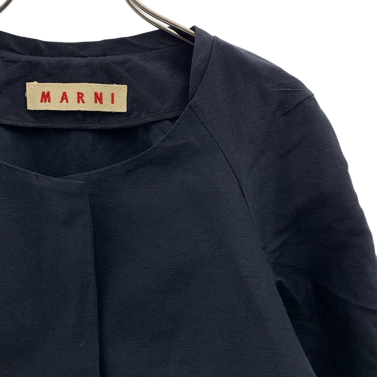 MARNI / マルニ フライフロント ノーカラー ジャケット