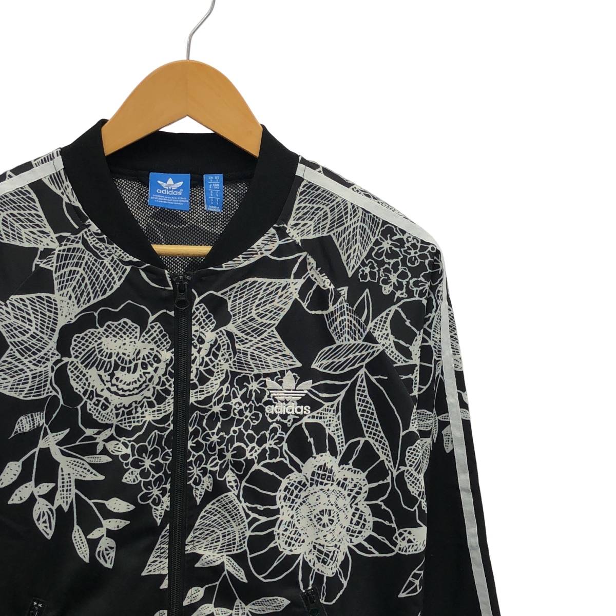 adidas / アディダス FLORIDO SST TT / BJ8399 総柄 両面 ロゴ ジャージ トラックジャケット