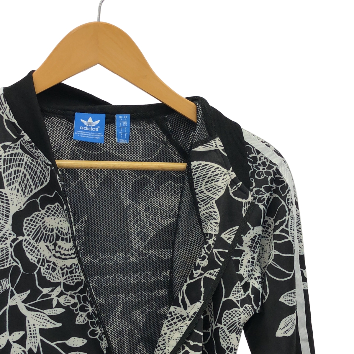 adidas / アディダス FLORIDO SST TT / BJ8399 総柄 両面 ロゴ ジャージ トラックジャケット