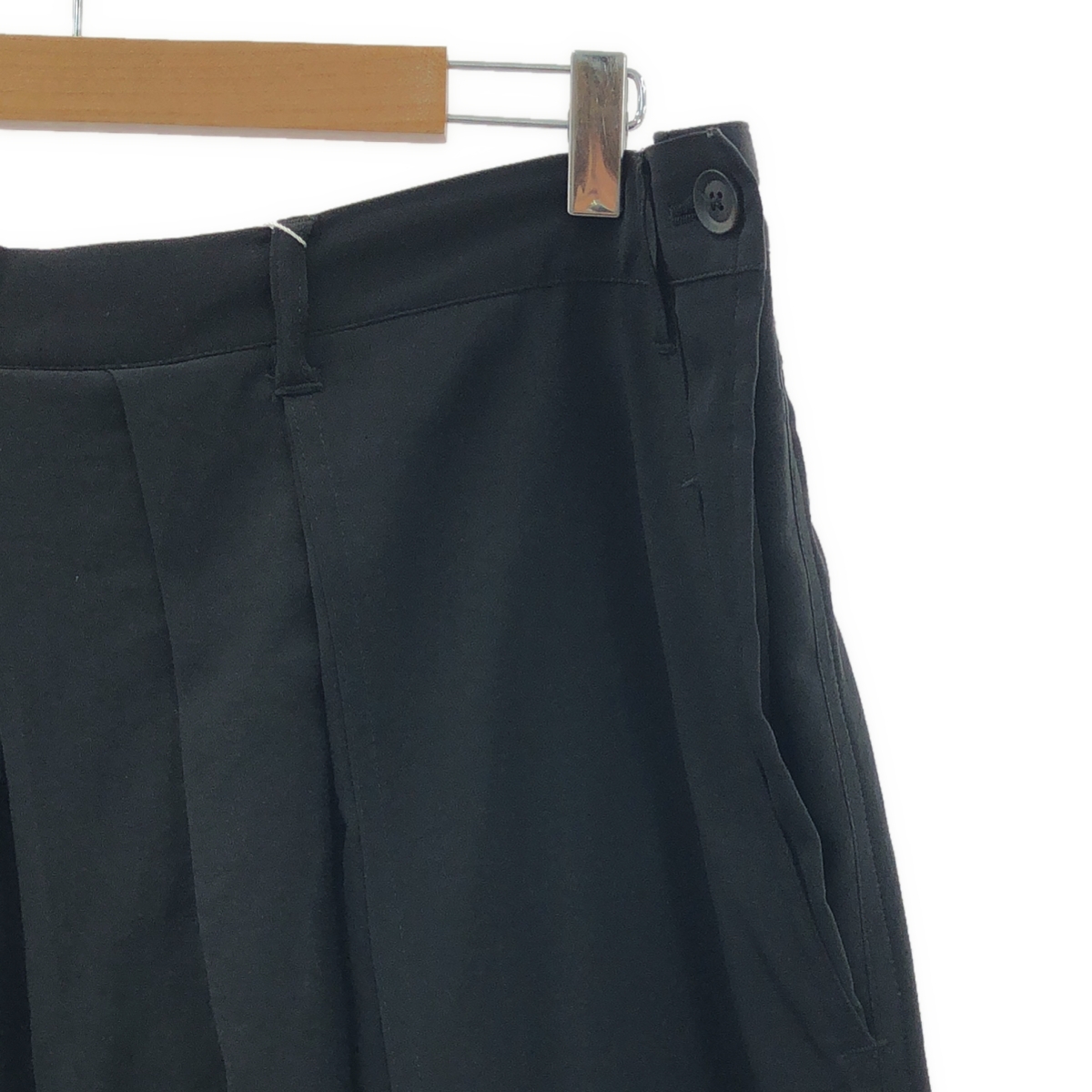 YOHJI YAMAMOTO POUR HOMME / ヨウジヤマモトプールオム TA TUXEDO R-STANDARD HAKAMA PANTS II トリアセテート タキシードクロス 袴パンツ