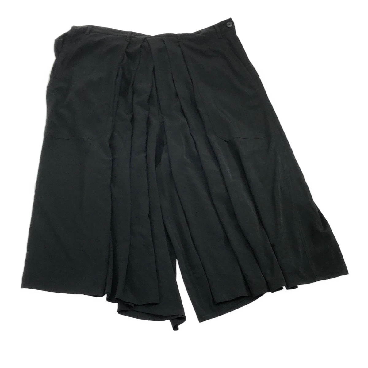 YOHJI YAMAMOTO POUR HOMME / ヨウジヤマモトプールオム TA TUXEDO R-STANDARD HAKAMA PANTS II トリアセテート タキシードクロス 袴パンツ