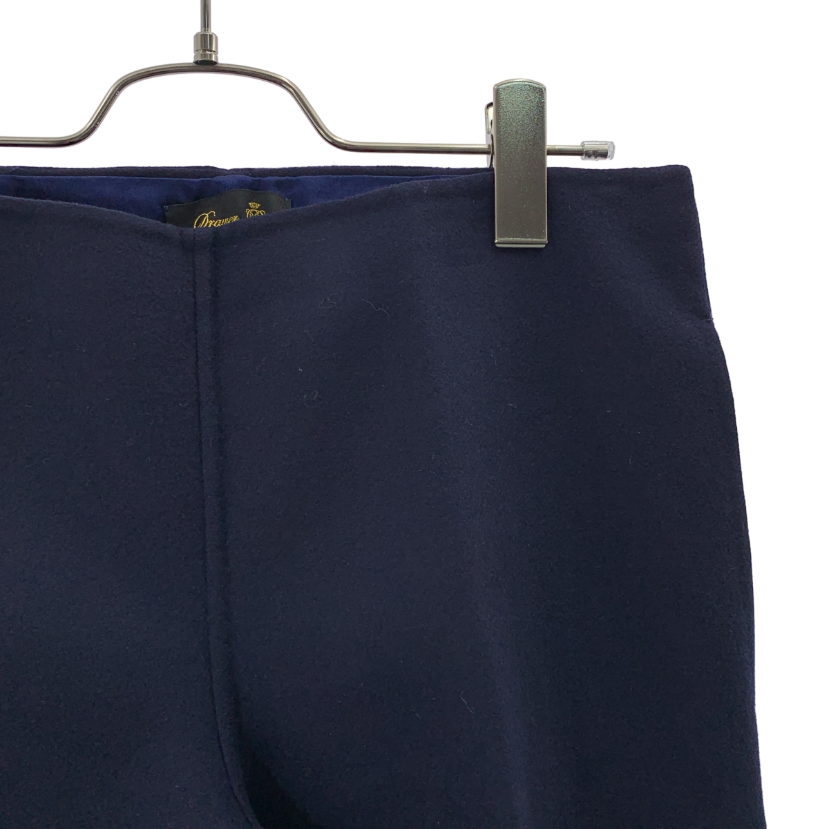 Drawer / ドゥロワー ウール サイドジップ ワイドパンツ