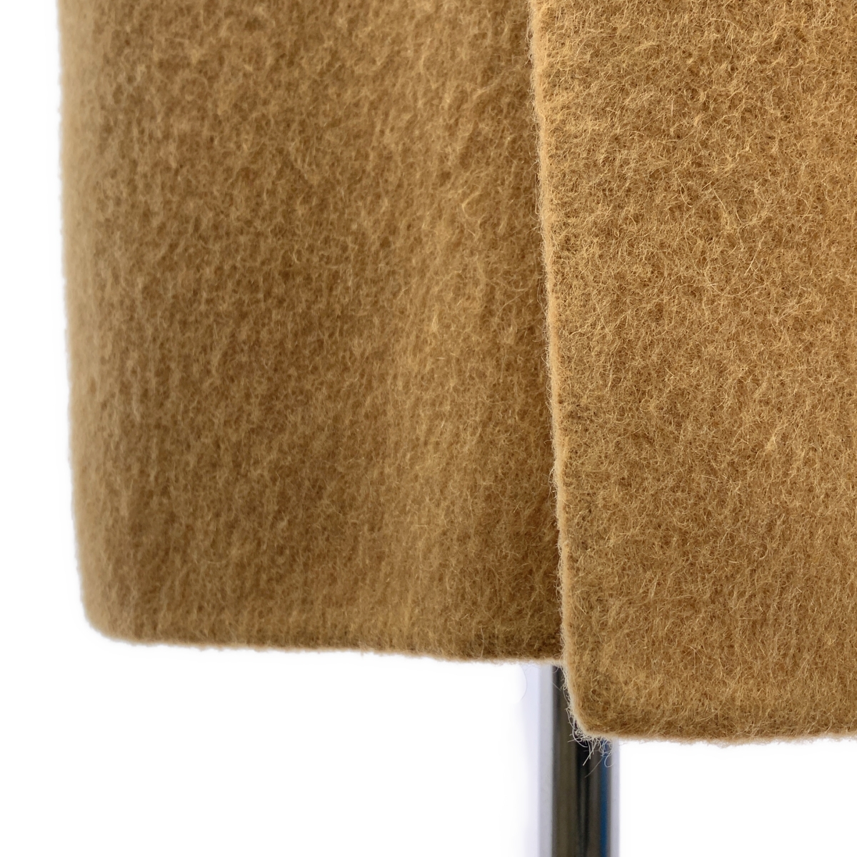 Drawer / ドゥロワー ダブルフェイスウールモヘヤ ベルテッド ノーカラー コート