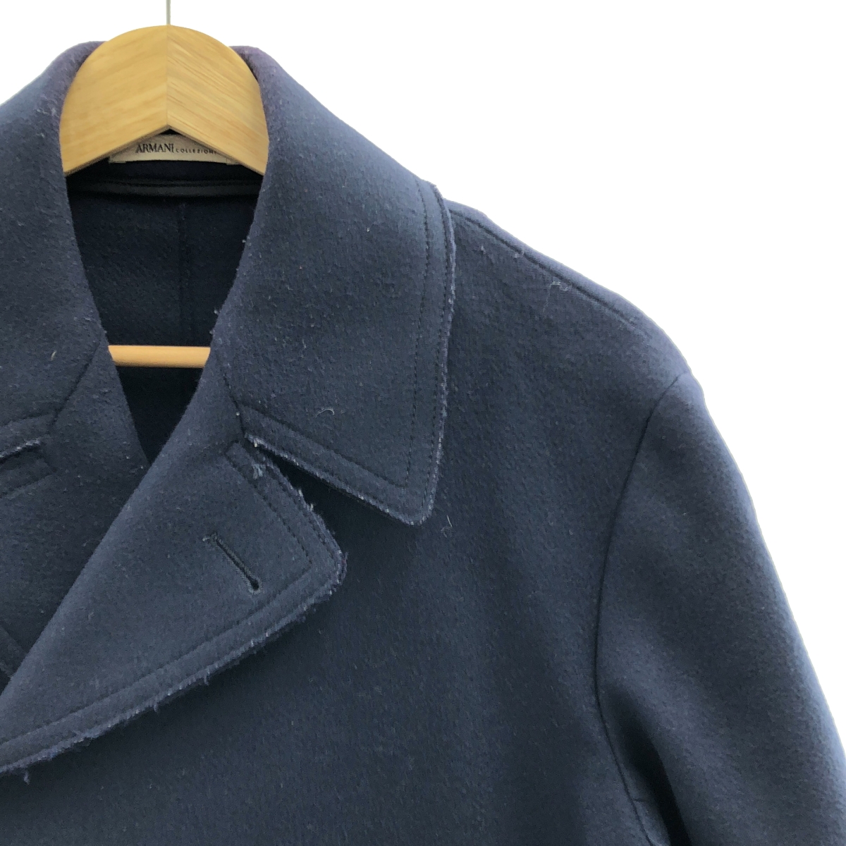 ARMANI COLLEZIONI / アルマーニコレツォーニ ウール ダブルブレスト コート