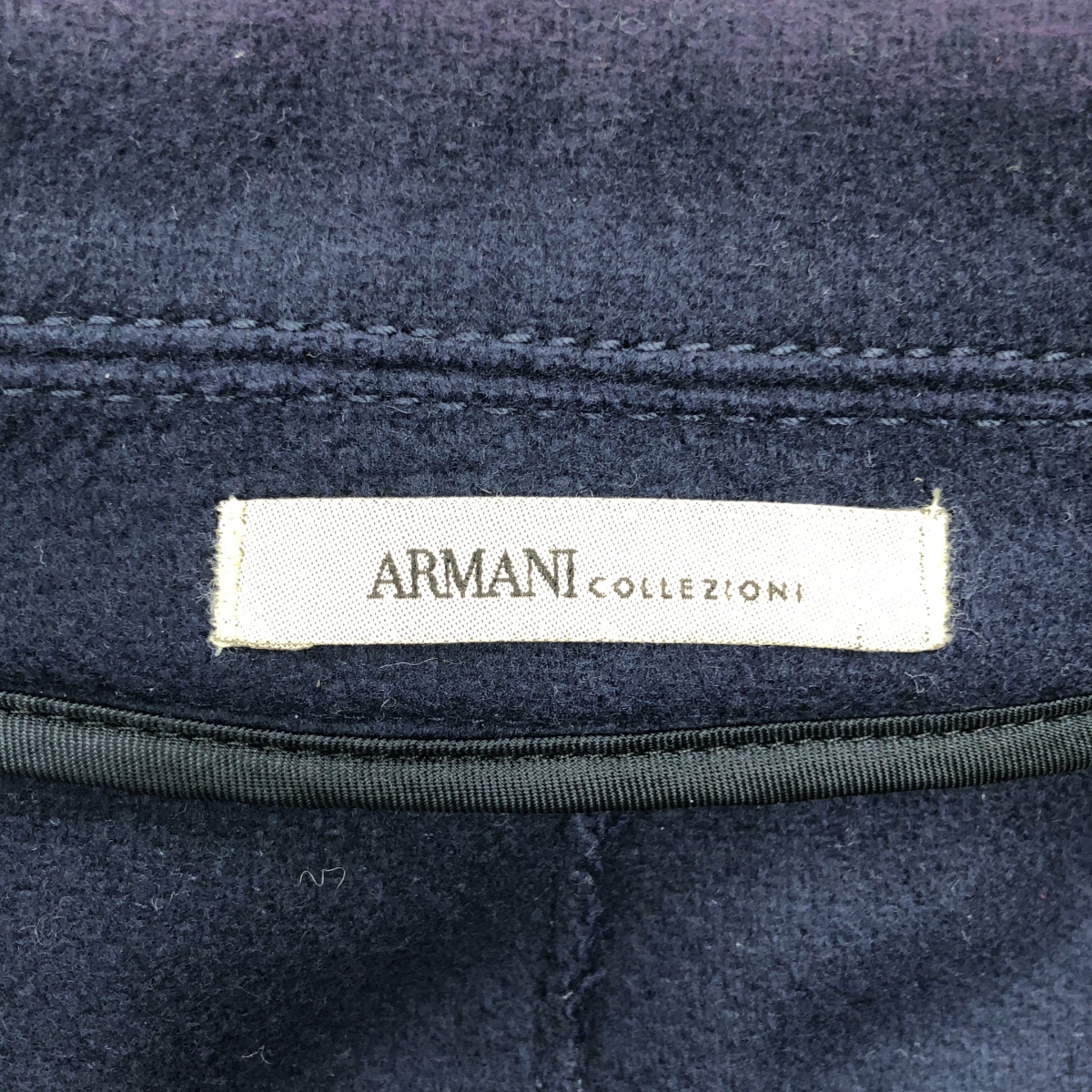 ARMANI COLLEZIONI / アルマーニコレツォーニ ウール ダブルブレスト コート