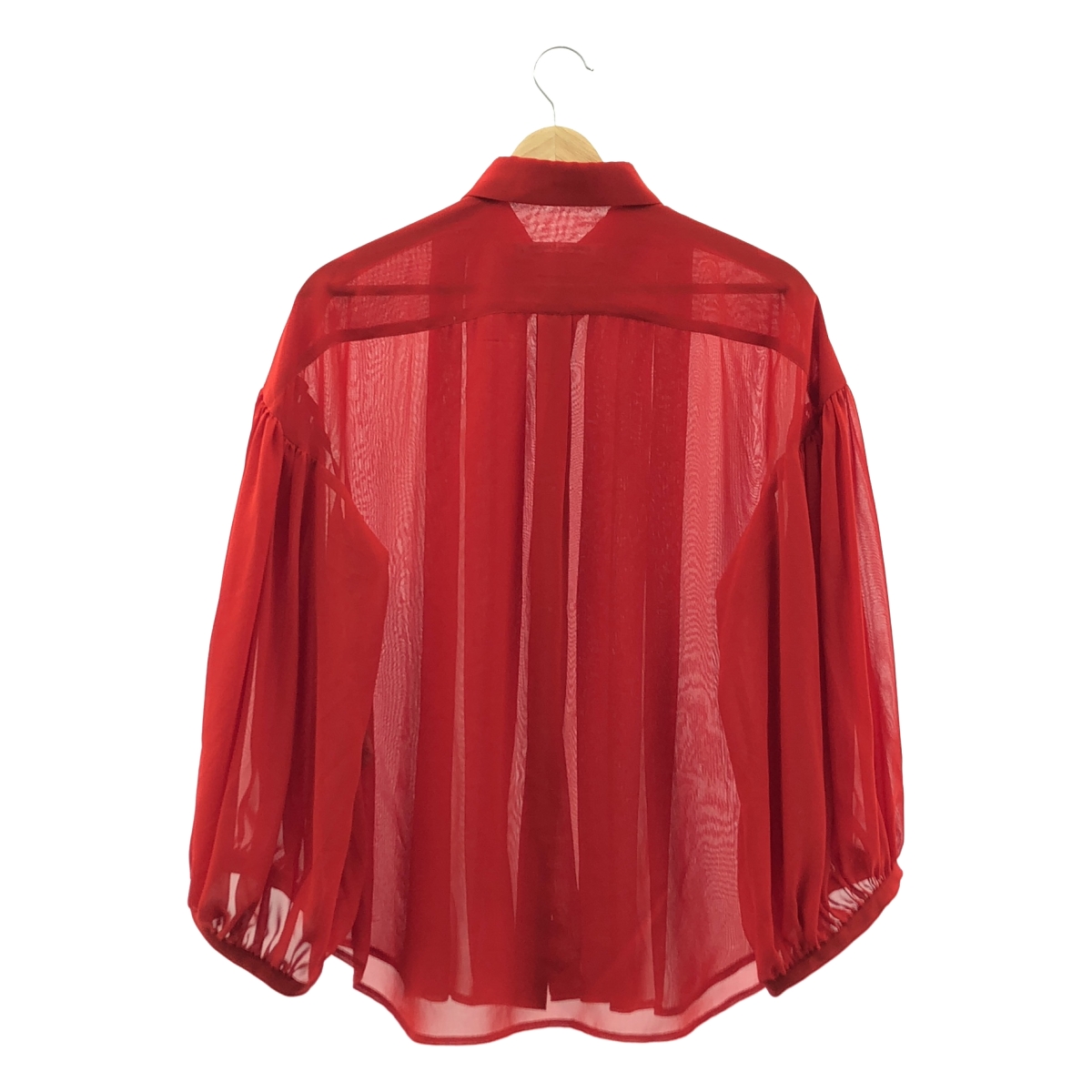 COMME des GARCONS COMME des GARCONS / コムコム シフォン タック プリーツ シャツ ブラウス