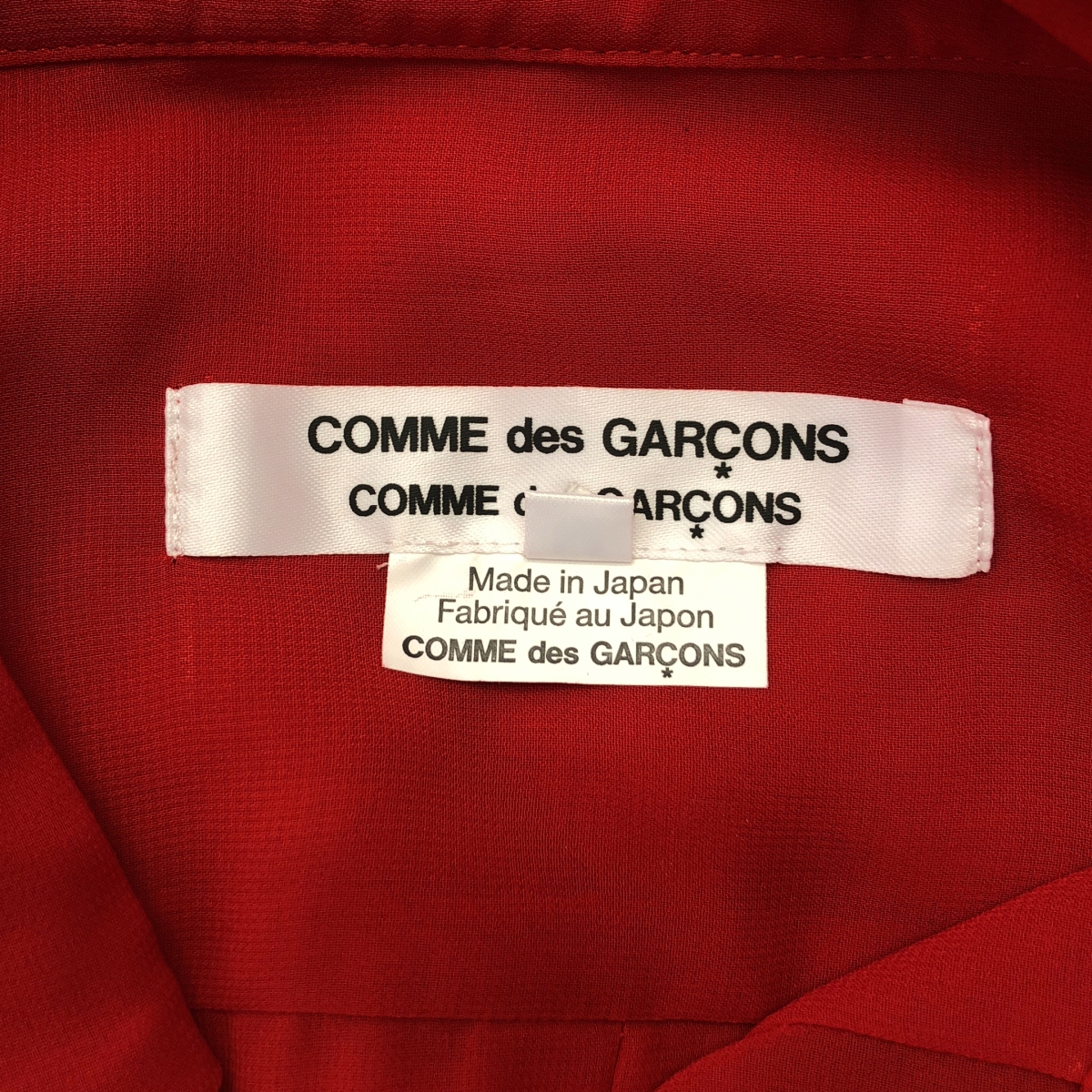 COMME des GARCONS COMME des GARCONS / コムコム シフォン タック プリーツ シャツ ブラウス