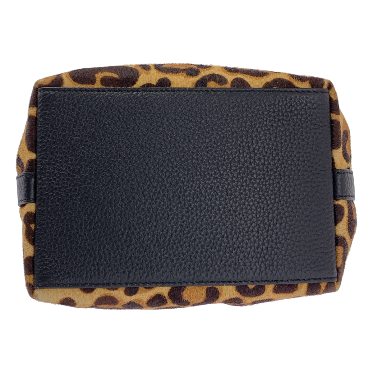 VASIC / ヴァジック × BEAUTY&YOUTH / ビューティーアンドユース 30th Anniversary BOND MINI / ボンドミニハラコ レザー レオパード ハンドバッグ