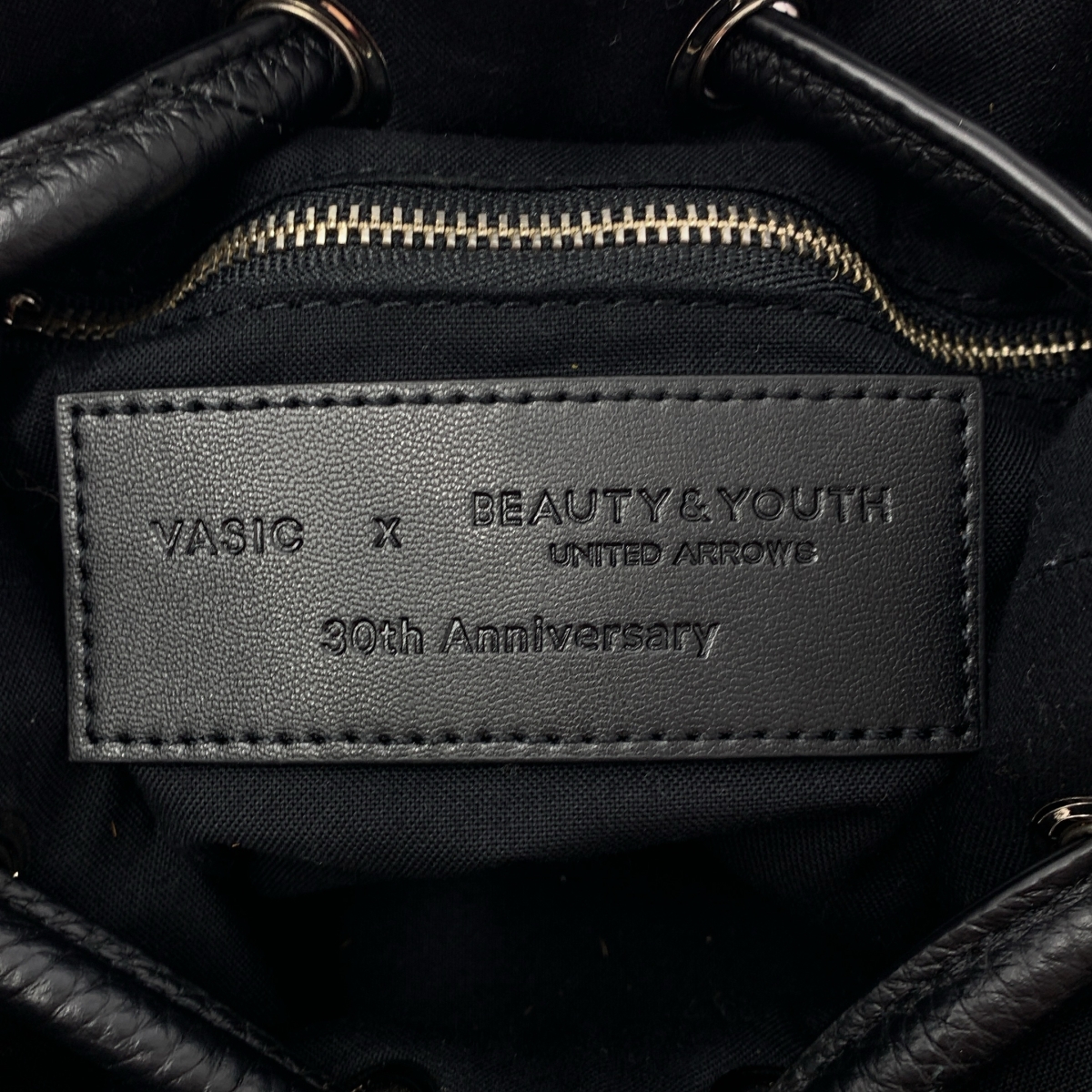 VASIC / ヴァジック × BEAUTY&YOUTH / ビューティーアンドユース 30th Anniversary BOND MINI / ボンドミニハラコ レザー レオパード ハンドバッグ