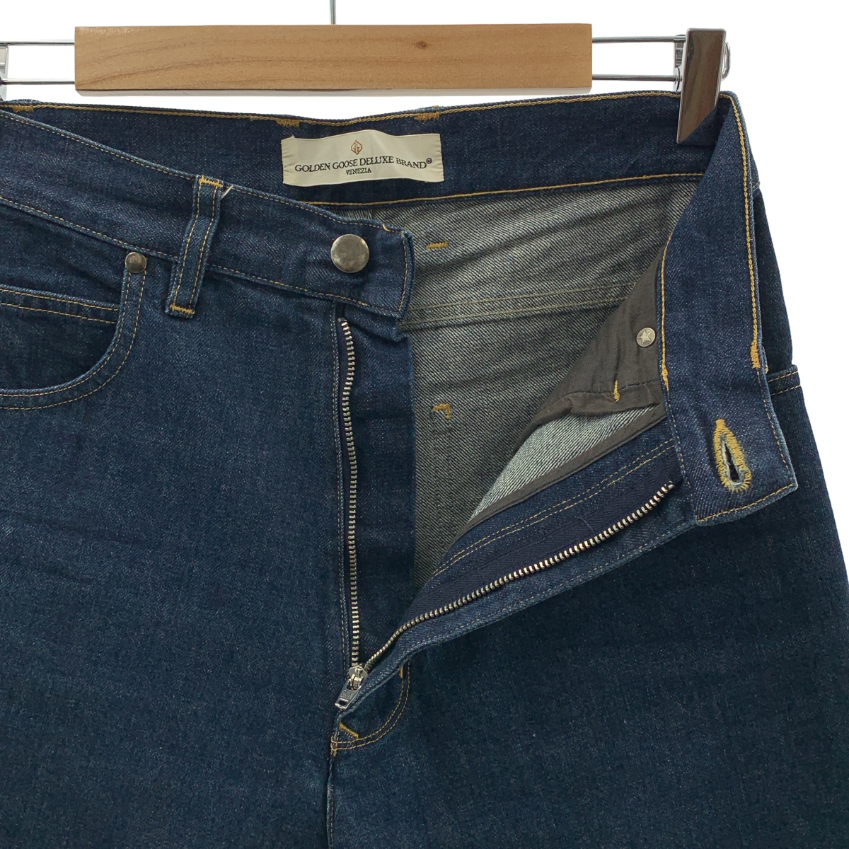 GOLDEN GOOSE / ゴールデングース スター デニム ワイド パンツ