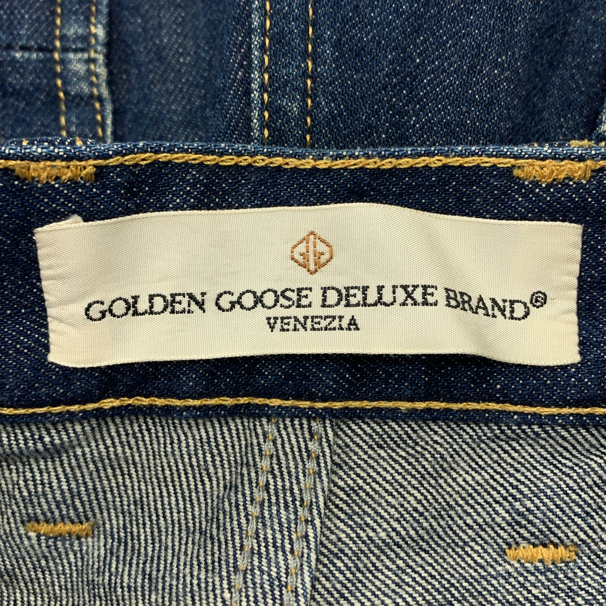 GOLDEN GOOSE / ゴールデングース スター デニム ワイド パンツ