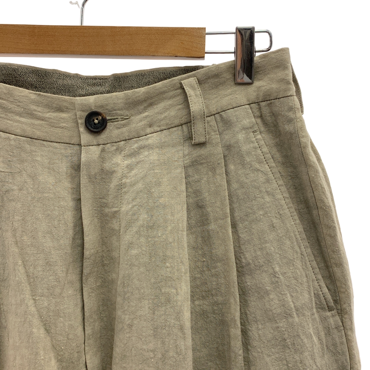 ziggy chen / ジギーチェン Front Pleats Wide Leg Trousers / 2タック ワイド スラックス パンツ