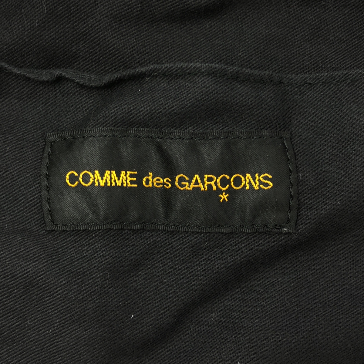COMME des GARCONS / コムデギャルソン ベロア フラワー 装飾 ドローストリング 巾着 ハンド トートバッグ