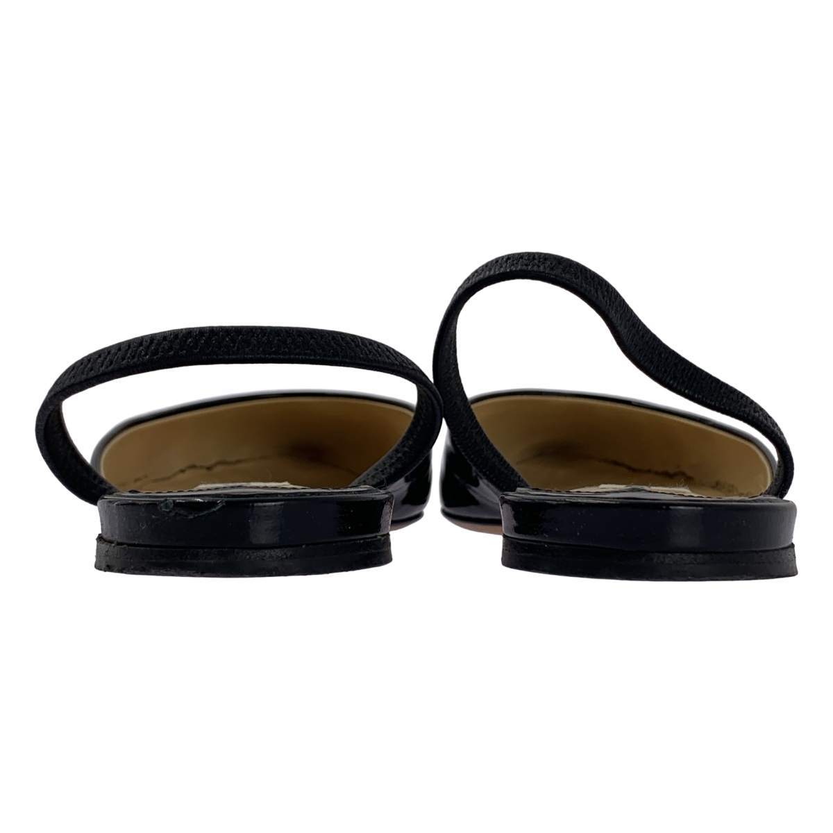 JIMMY CHOO / ジミーチュウ パテントレザー ポインテッドトゥ ストラップ サンダル