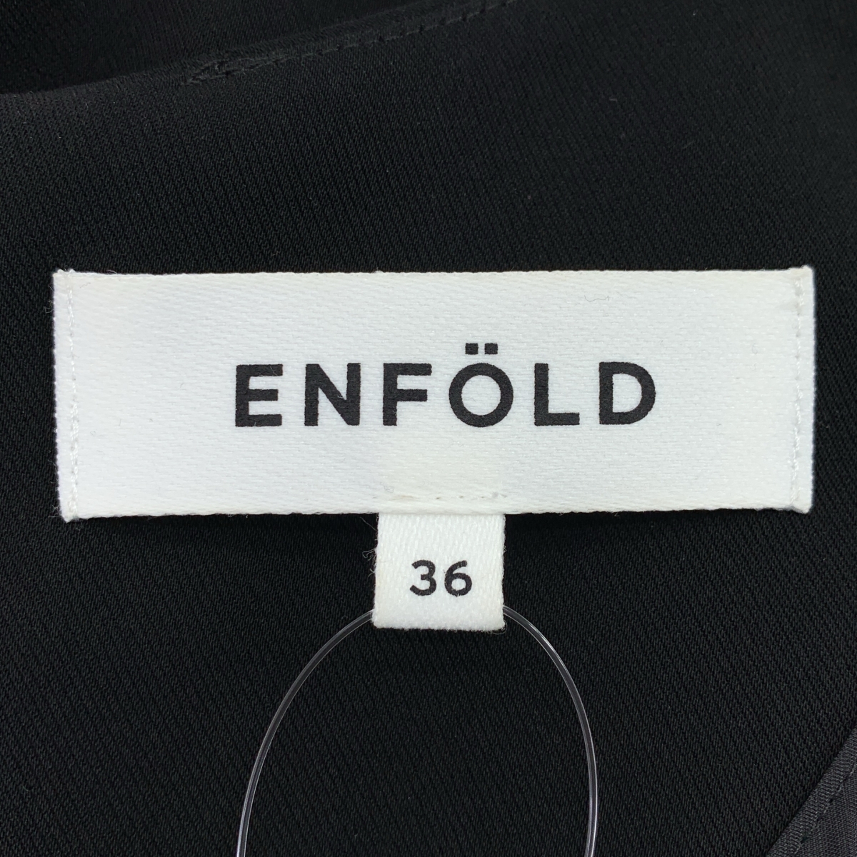 ENFOLD / エンフォルド ミリオーネ ハグ ドレス ボリュームスリーブワンピース
