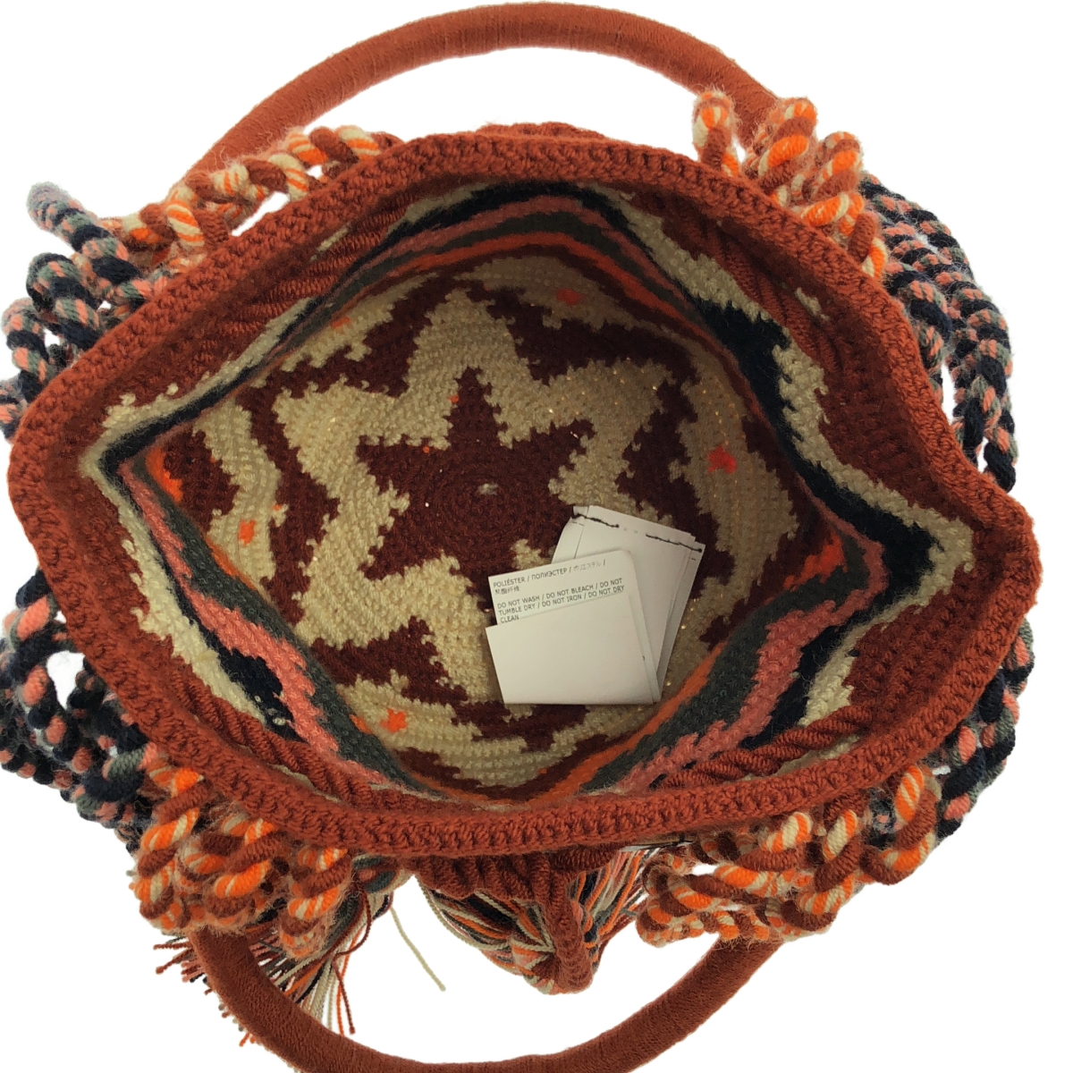 MARNI / マルニ クロシェ編み ロゴ ハンド トートバッグ