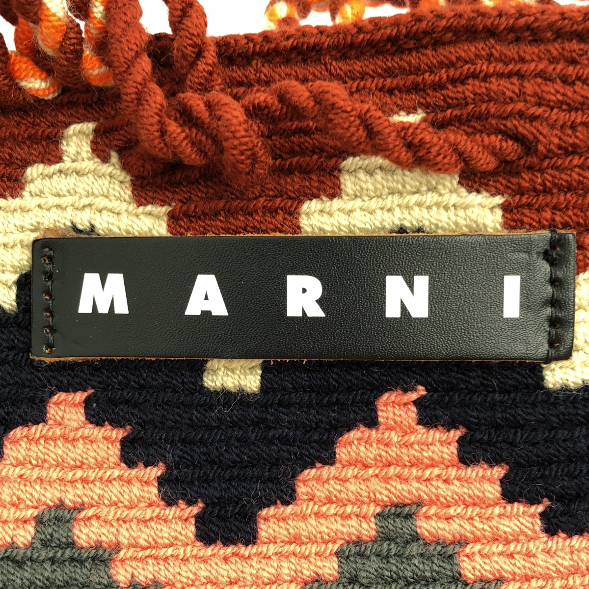 MARNI / マルニ クロシェ編み ロゴ ハンド トートバッグ