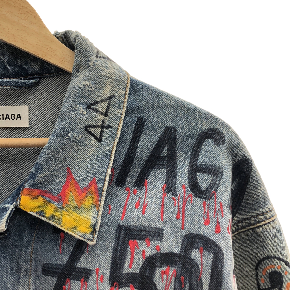 BALENCIAGA / バレンシアガ Graffiti Denim Jacket オーバーサイズ グラフィティ デニムジャケット