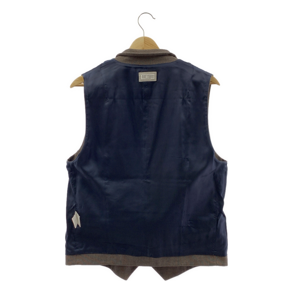 BRUNELLO CUCINELLI / ブルネロクチネリ バックアジャスター ジレ ベスト / 総裏地
