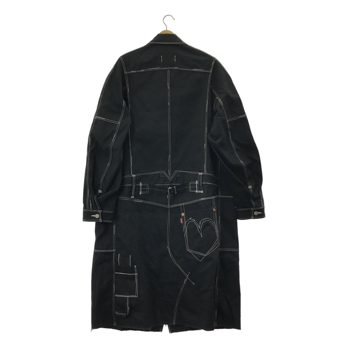 JUNYA WATANABE MAN / ジュンヤワタナベマン ×Levi's リーバイス / コットン ブラックデニムコート