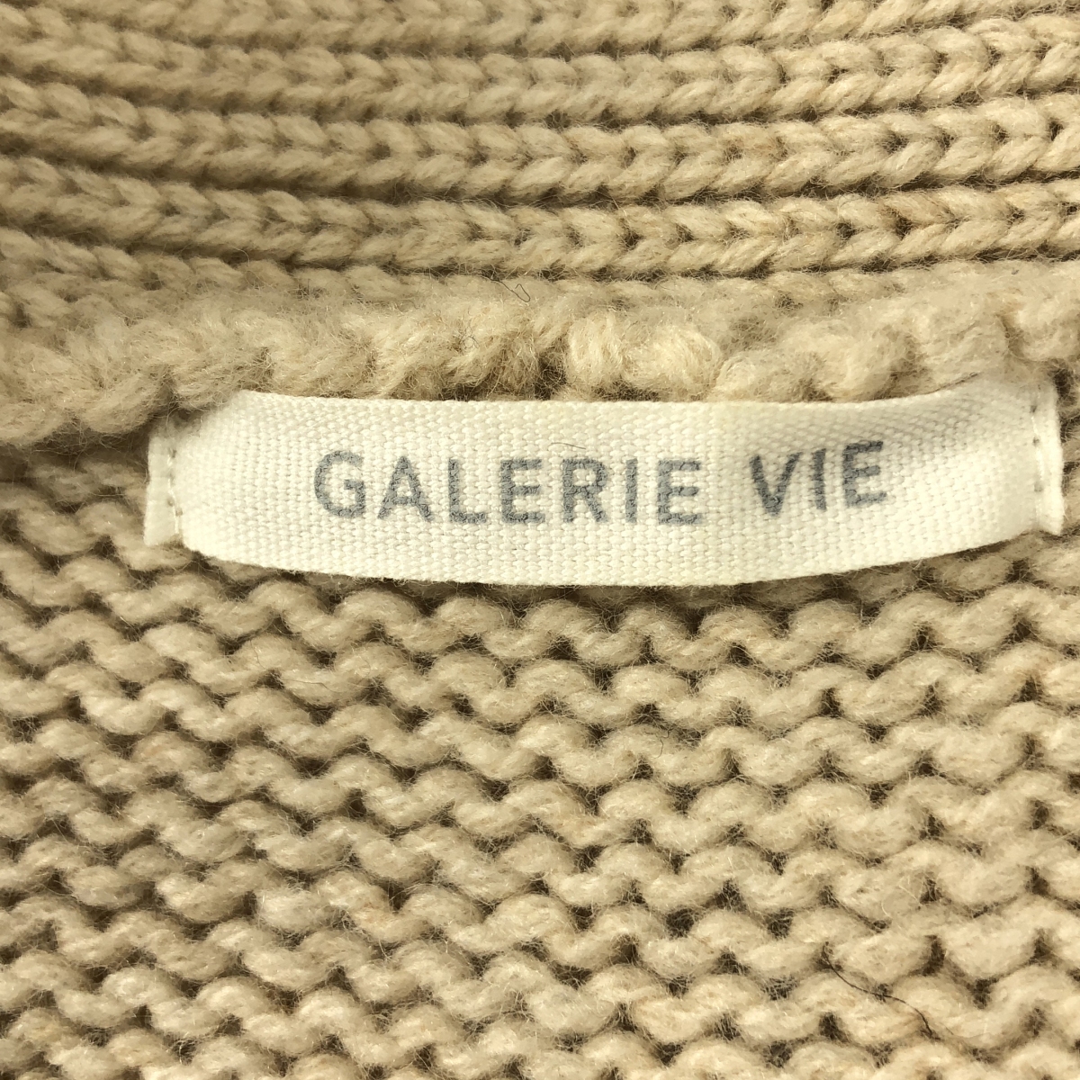 GALERIE VIE / ギャルリーヴィー ファインウール Vネック ロング カーディガン