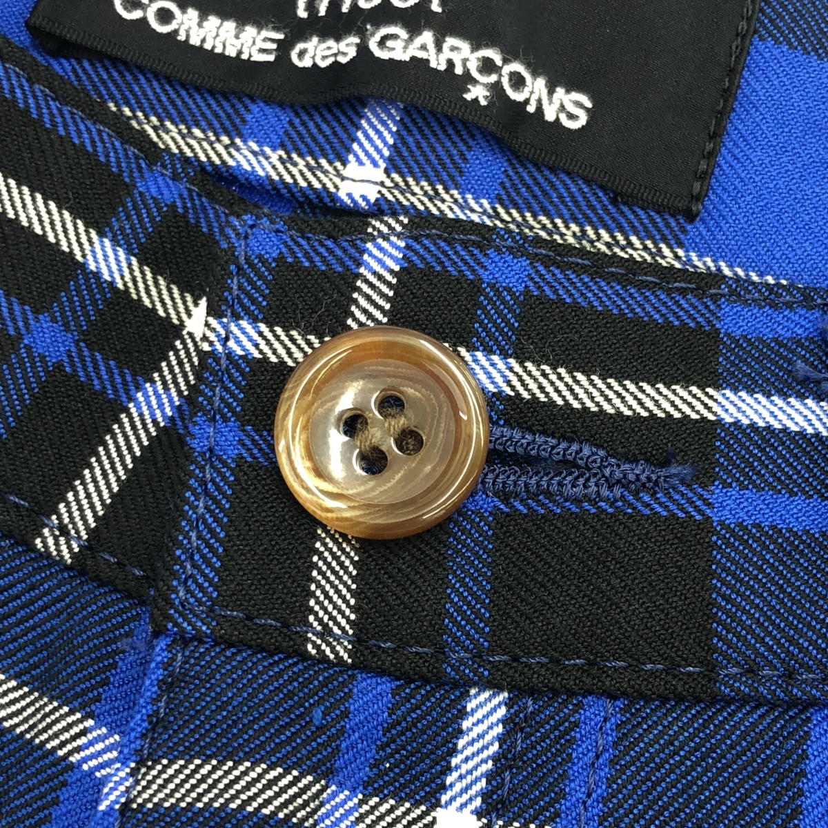 tricot COMME des GARCONS / トリココムデギャルソン チェック ブーツカット フレア スラックスパンツ