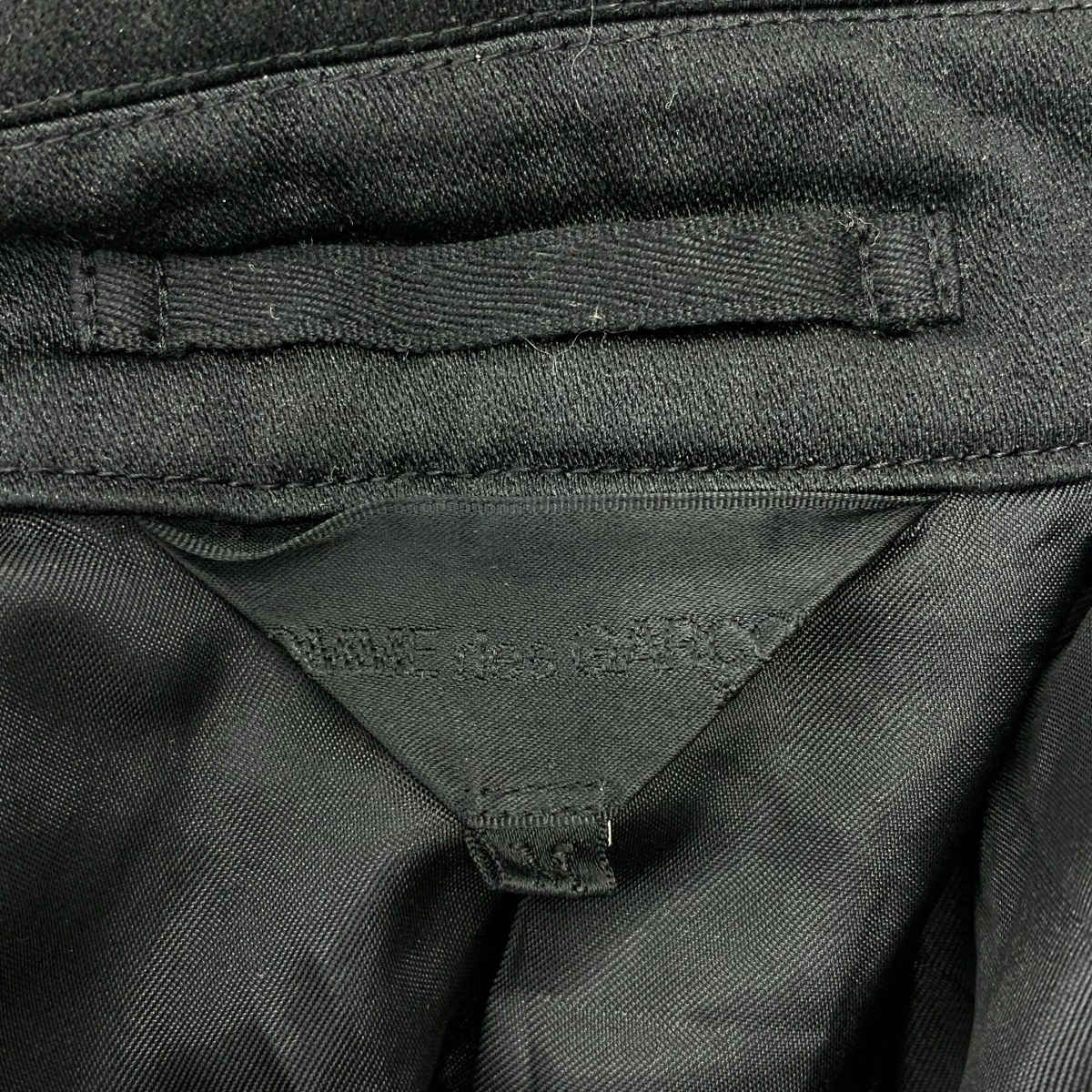 COMME des GARCONS / コムデギャルソン ポリエステル縮絨 バックフレア ダブル ショートコート