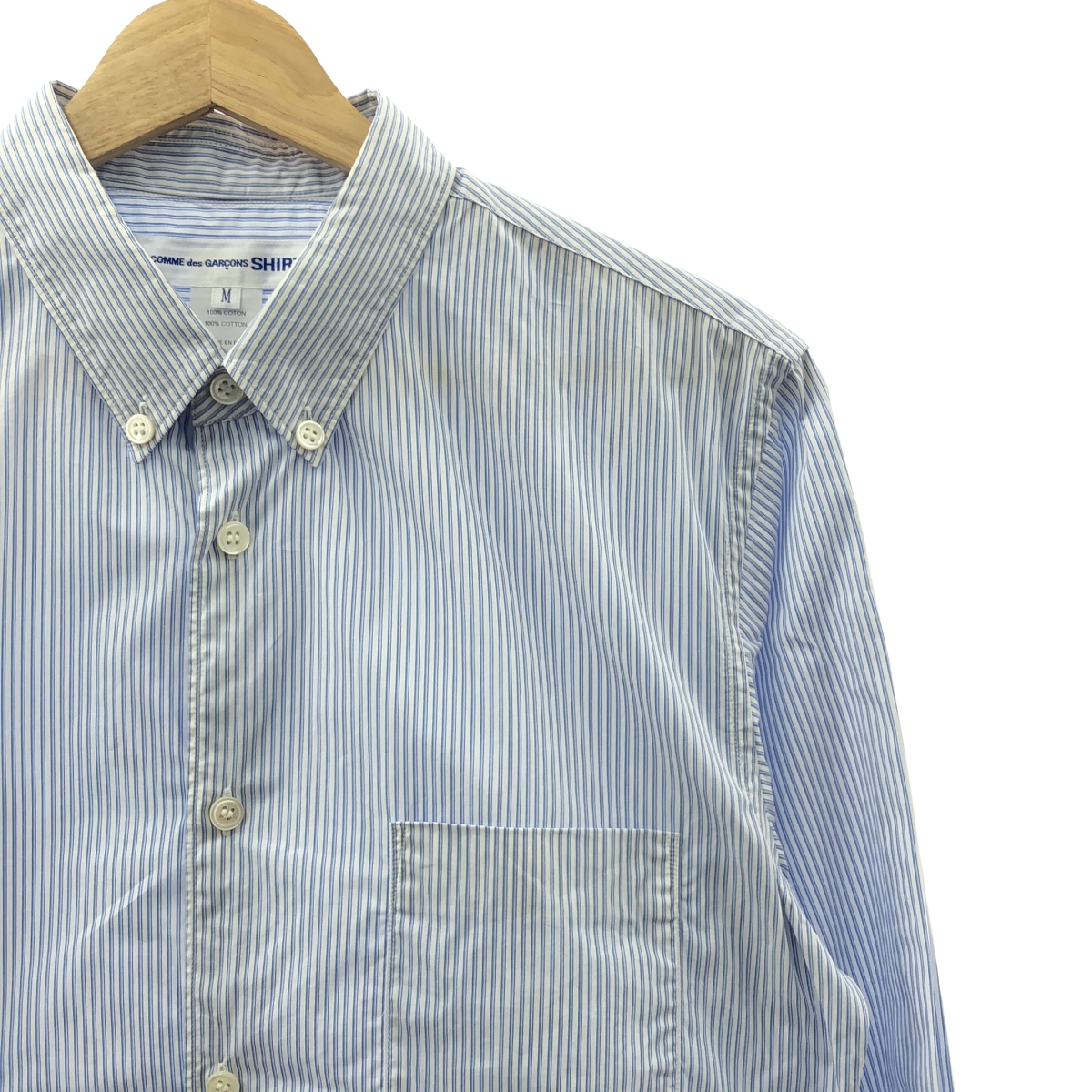 COMME des GARCONS SHIRT / コムデギャルソンシャツ マルチストライプ コットン ボタンダウンシャツ