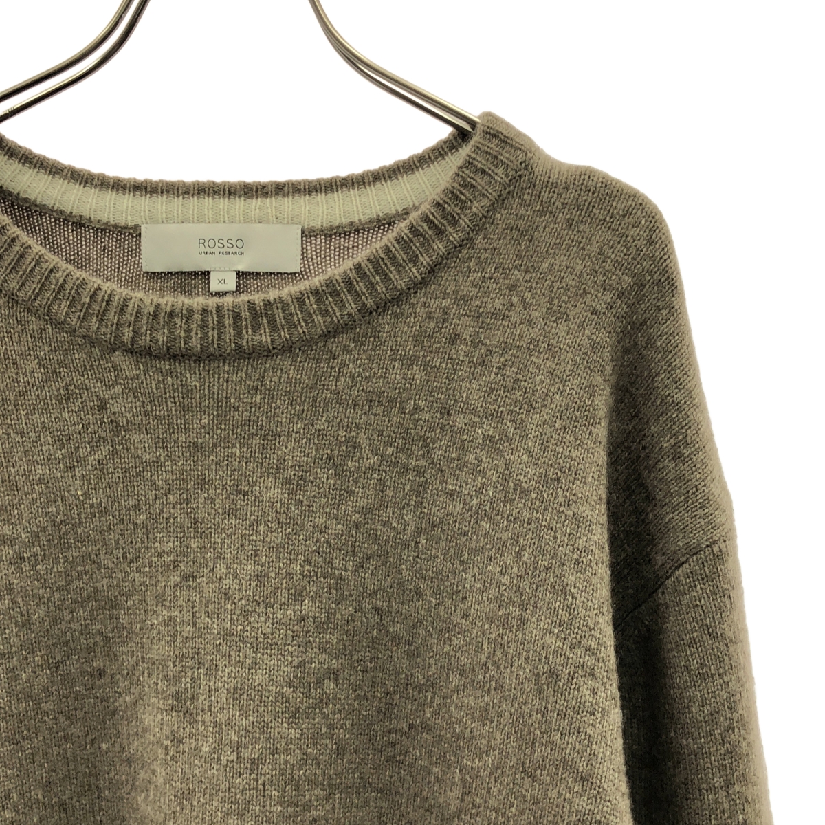 その他 HAMILTON LAMBSWOOL / ハミルトンラムズウール エルボーパッチ ニット セーター