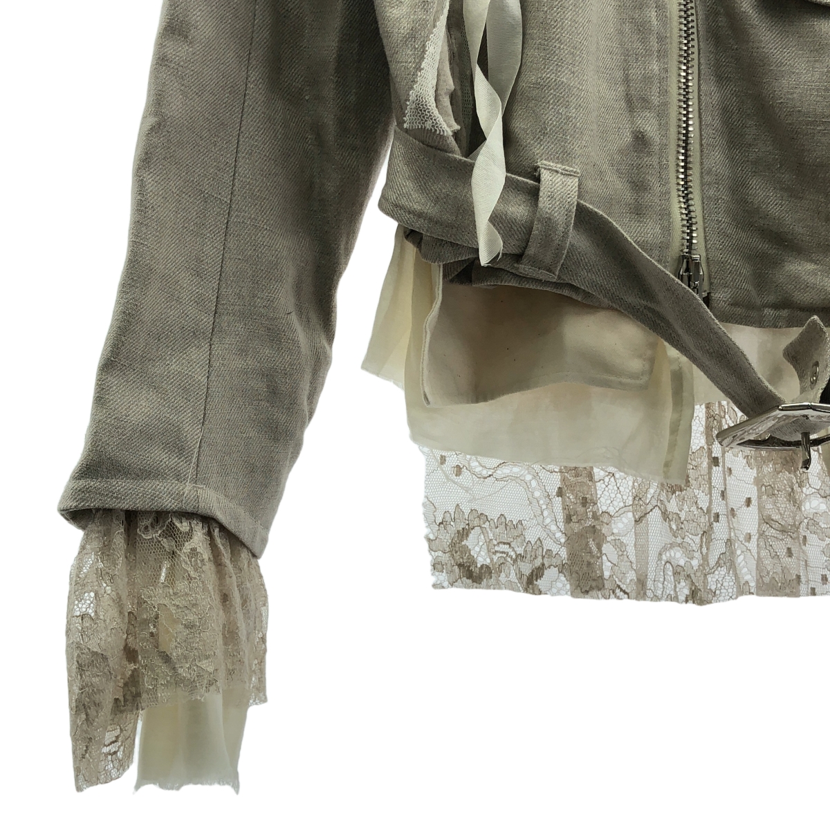 Midorikawa / ミドリカワ SAFILIN LINEN RIDERS JKT サフィランリネン ダブルライダースジャケット