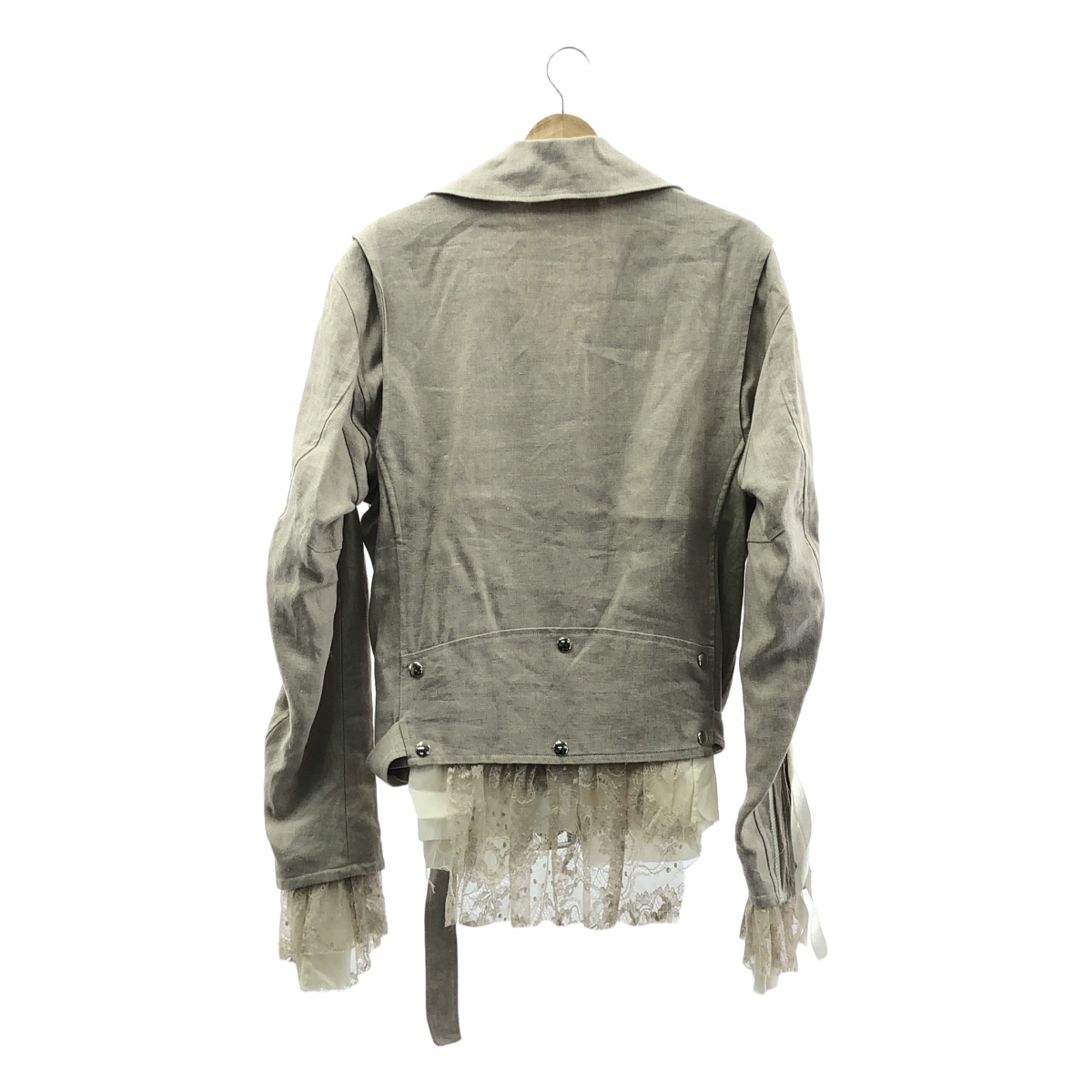 Midorikawa / ミドリカワ SAFILIN LINEN RIDERS JKT サフィランリネン ダブルライダースジャケット