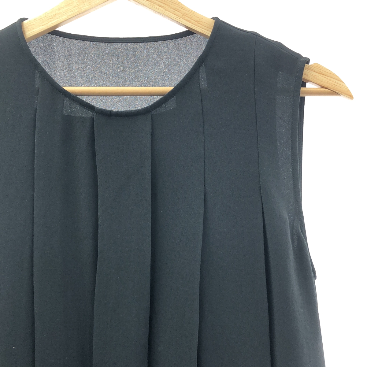 その他 インナー付き レイヤード ノースリーブ ドレス ワンピース