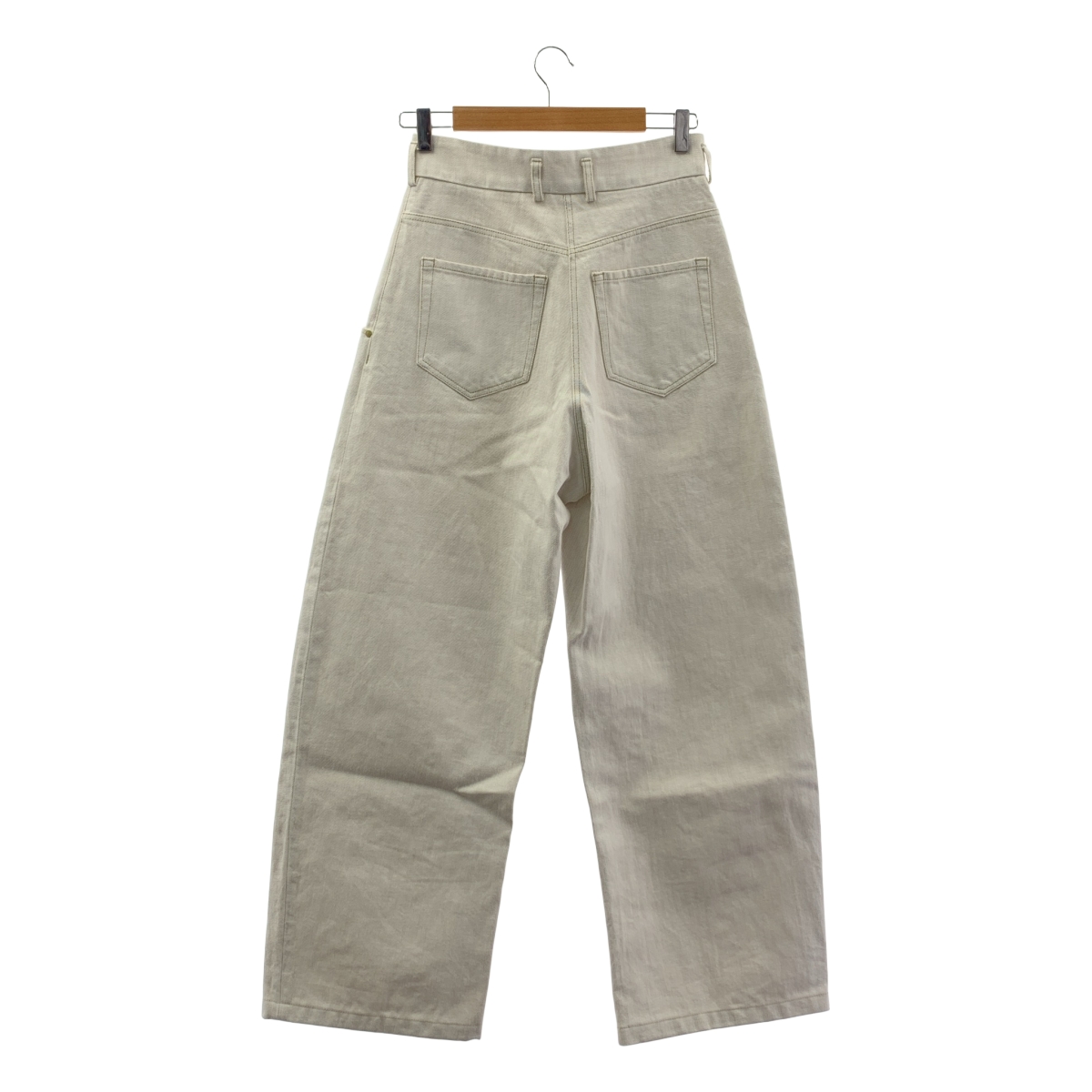 Mame Kurogouchi / マメクロゴウチ Floral Embossed Wide Leg Jeans フローラルエンボス ワイド デニムパンツ