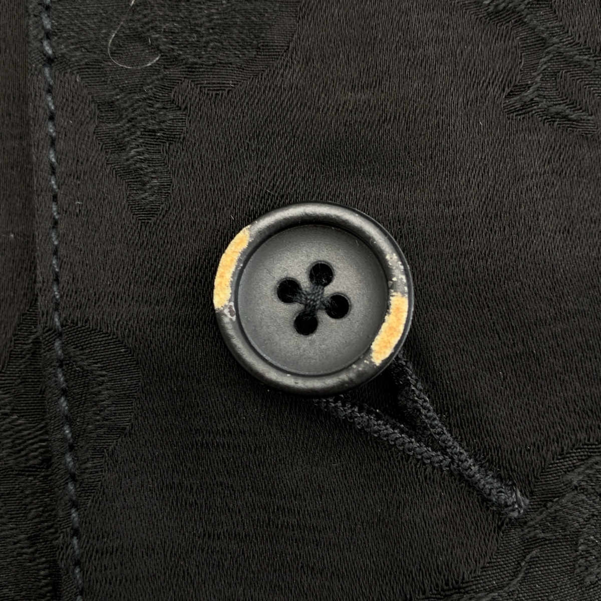 UMA WANG / ユマワン JOG JKT / 総柄 ジャガード ジレ ベスト