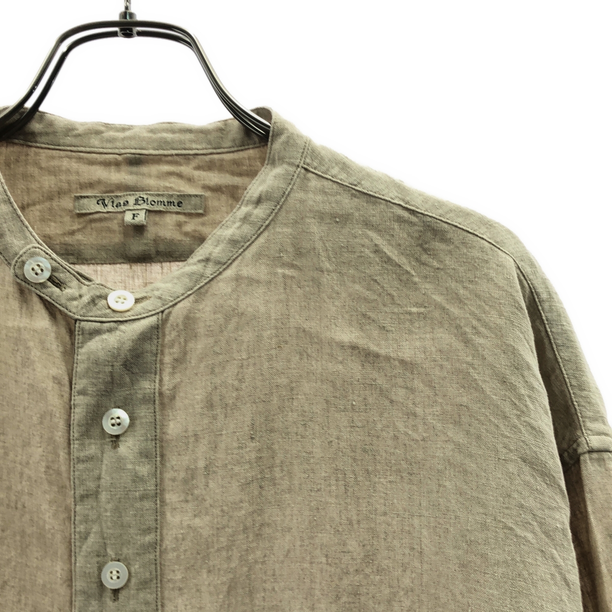 Vlas Blomme / ヴラスブラム リネン チュニックシャツ