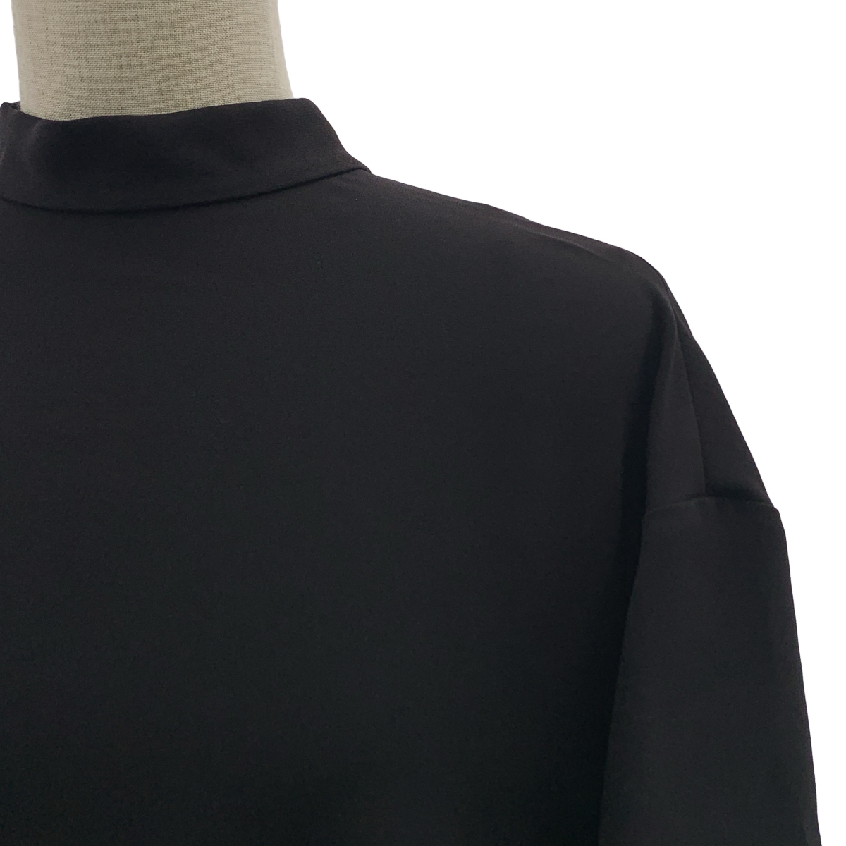 Chloe / クロエ オーバーシルエット ハイネック ドレス ワンピース / 裏地付き