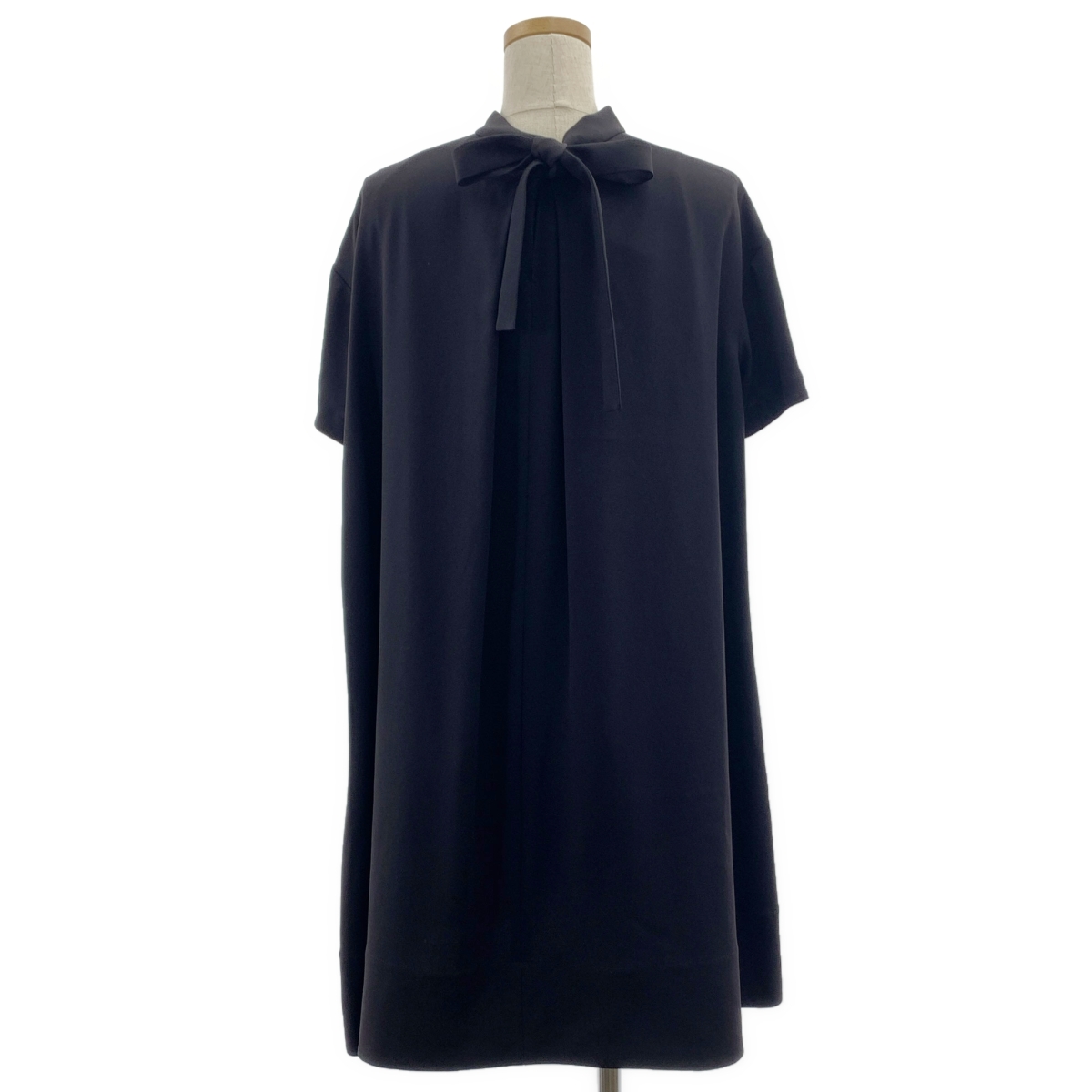 Chloe / クロエ オーバーシルエット ハイネック ドレス ワンピース / 裏地付き