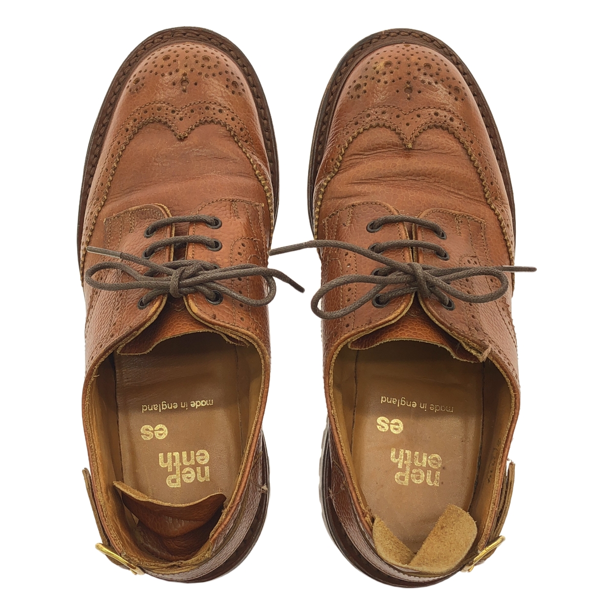 NEPENTHES / ネペンテス × Tricker's ウイングチップ ダービーバックストラップシューズ
