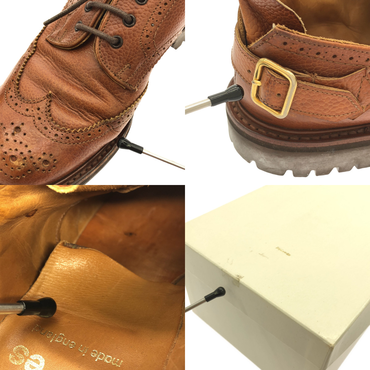 NEPENTHES / ネペンテス × Tricker's ウイングチップ ダービーバックストラップシューズ