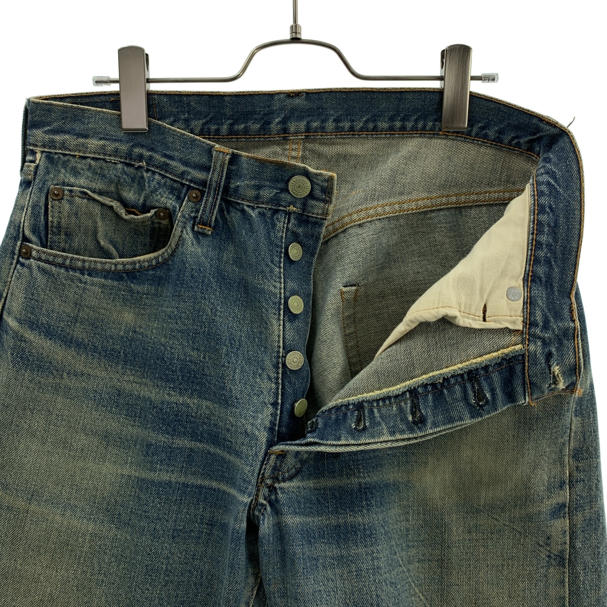 Levi's / リーバイス VINTAGE / ヴィンテージ 66前期 刻印6 ポケット裏シングル セルビッチ デニムパンツ