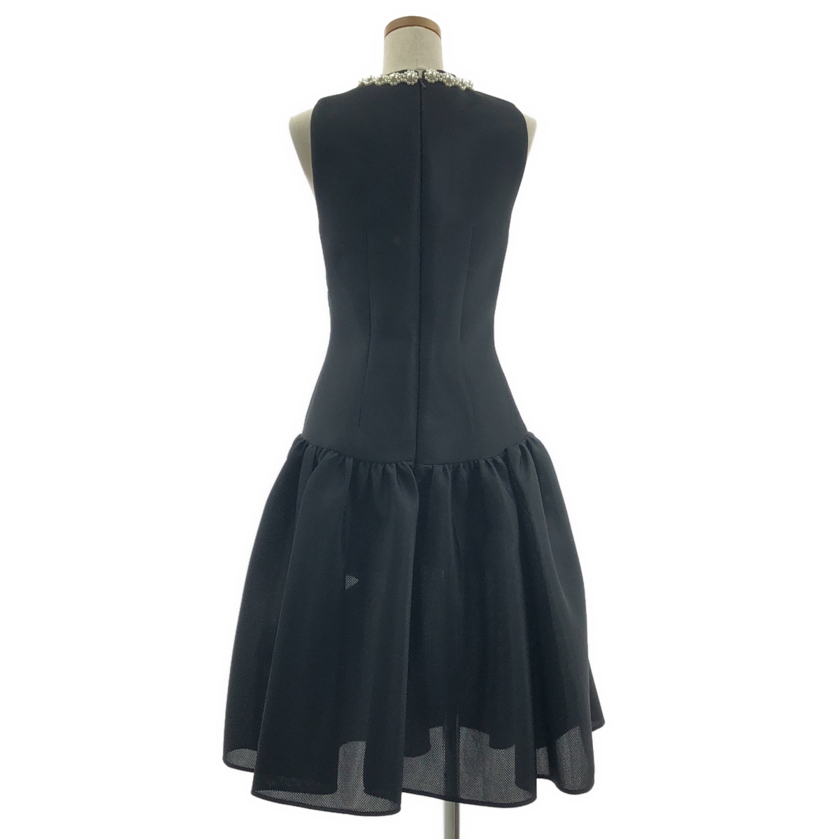 Simone Rocha / シモーネロシャ パールデザイン ノースリーブ ボリューム ワンピース