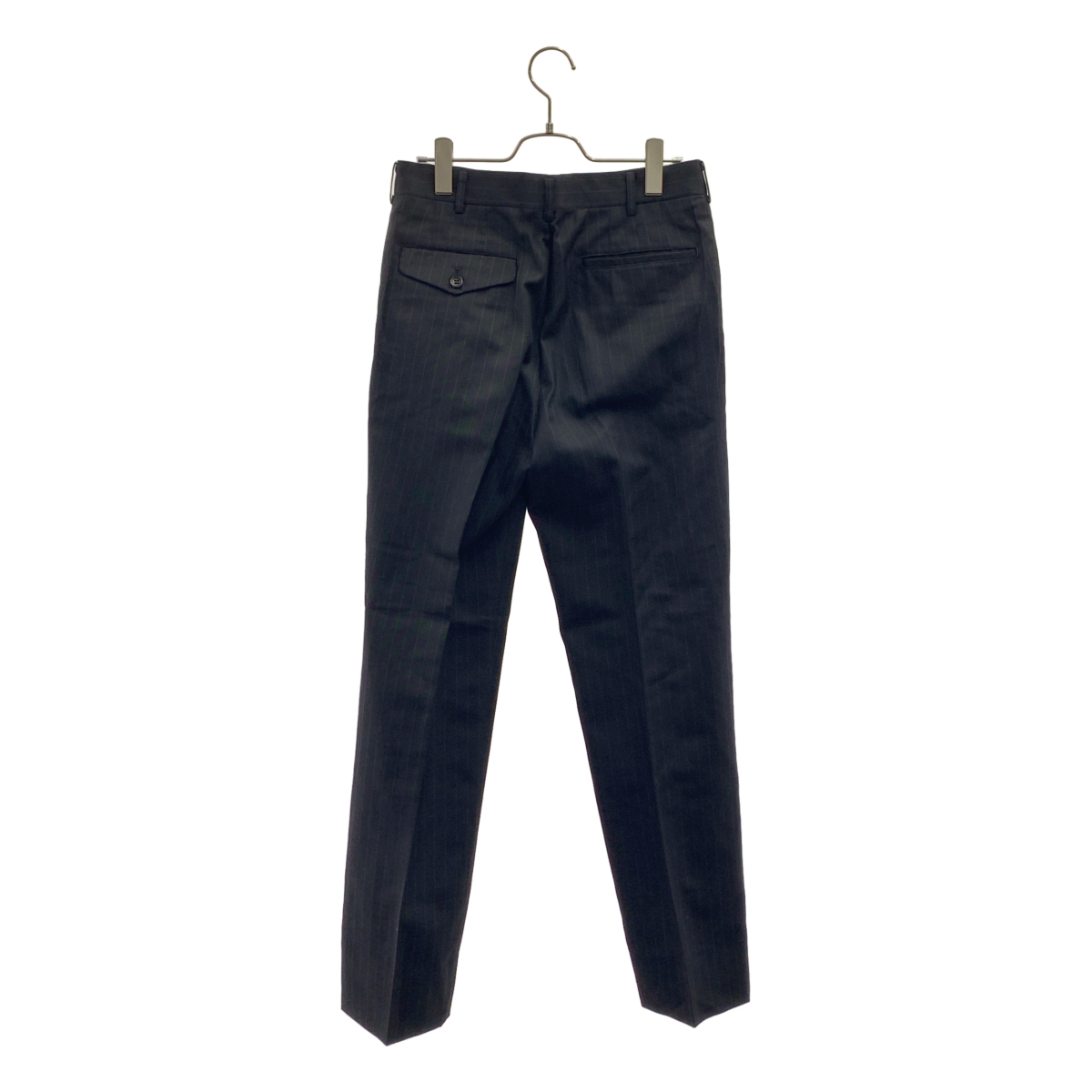 COMME des GARCONS HOMME DEUX / コムデギャルソンオムドゥ ウール シルク ストライプ ストレート スラックス パンツ